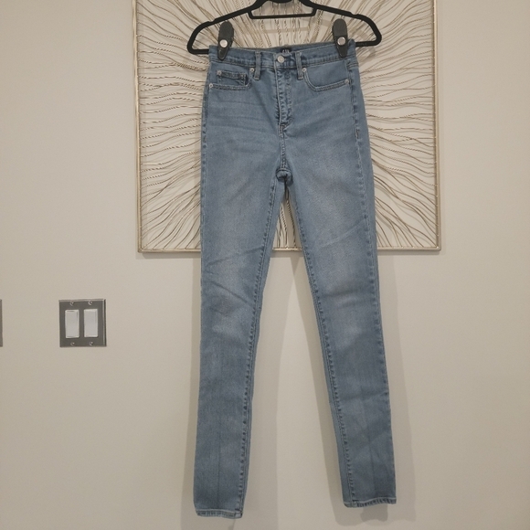 GAP Soft True High Rise Skinny Jeans Medium Indigo Size 26 Long - Picture 5 of 15
